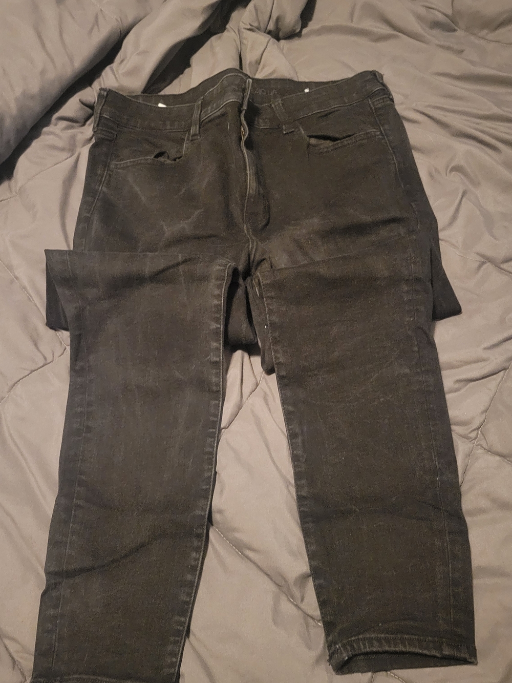 Womens  Black Slim Fit Jeans American Eagle